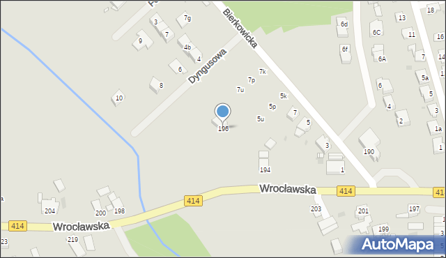 Opole, Wrocławska, 196, mapa Opola