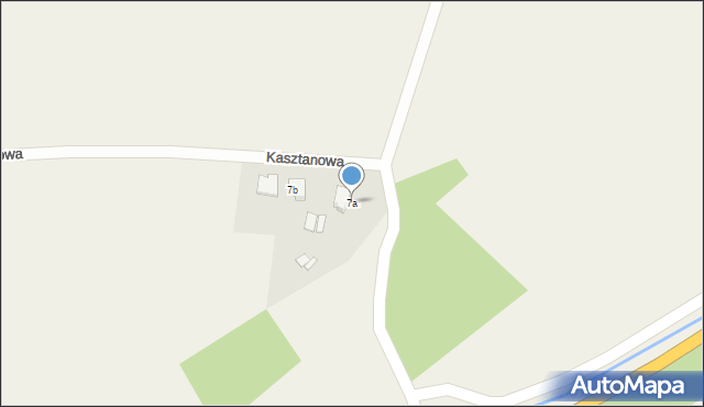 Paczyna, Wrzosowa, 7a, mapa Paczyna