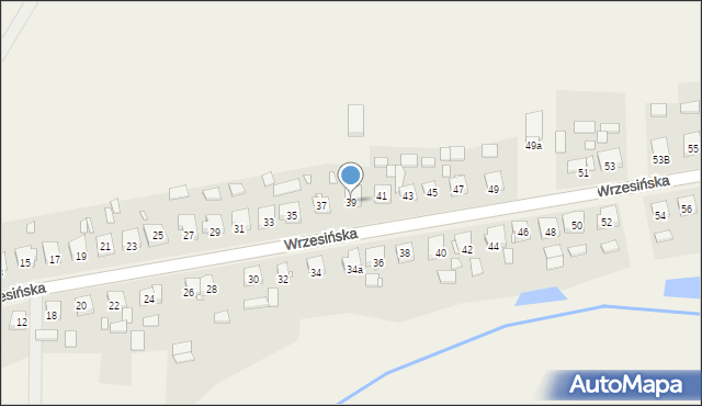 Pięczkowo, Wrzesińska, 39, mapa Pięczkowo