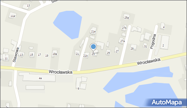 Pietrzykowice, Wrocławska, 23, mapa Pietrzykowice