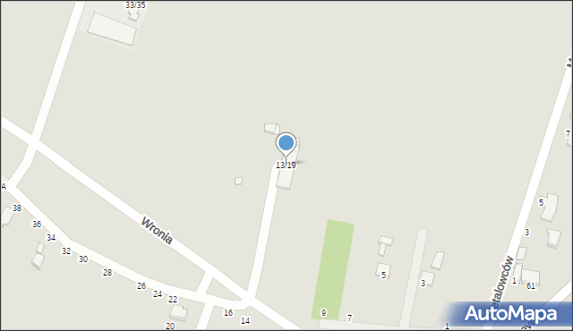 Piotrków Trybunalski, Wronia, 13/19, mapa Piotrków Trybunalski
