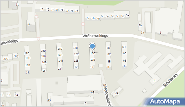 Police, Wróblewskiego Zygmunta, gen., 10C, mapa Police