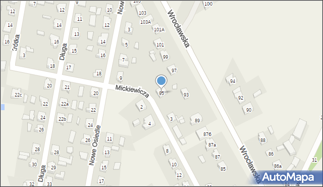 Przygodzice, Wrocławska, 95, mapa Przygodzice