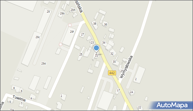 Pyzdry, Wrzesińska, 21, mapa Pyzdry