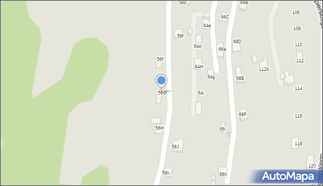 Radlin, Wrzosowa, 56G, mapa Radlin