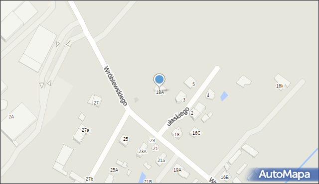 Radzymin, Wróblewskiego Zygmunta, gen., 18A, mapa Radzymin