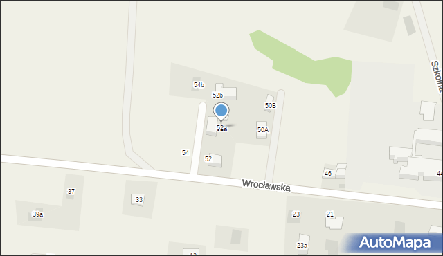 Rakoszyce, Wrocławska, 52a, mapa Rakoszyce