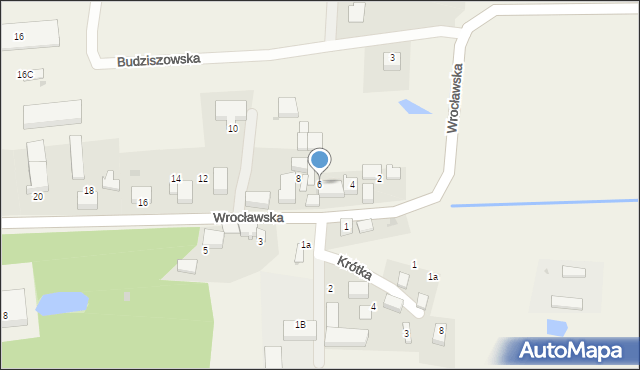 Rakoszyce, Wrocławska, 6, mapa Rakoszyce