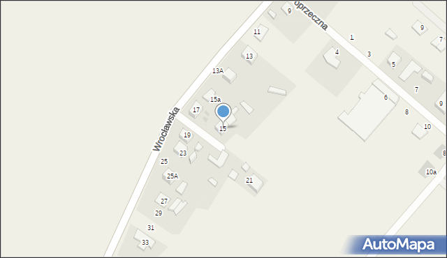 Ratowice, Wrocławska, 15, mapa Ratowice