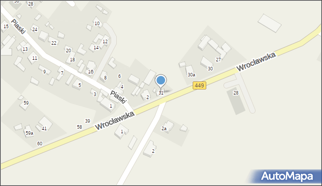 Rojów, Wrocławska, 31, mapa Rojów