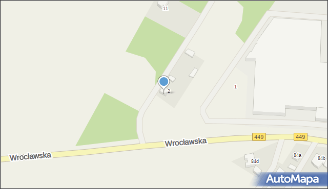 Rojów, Wrocławska, 7, mapa Rojów