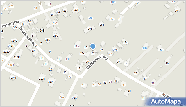 Rydułtowy, Wróblewskiego Walerego, gen., 23, mapa Rydułtowy