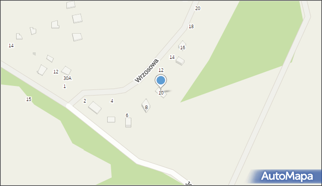 Sarbsk, Wrzosowa, 10, mapa Sarbsk