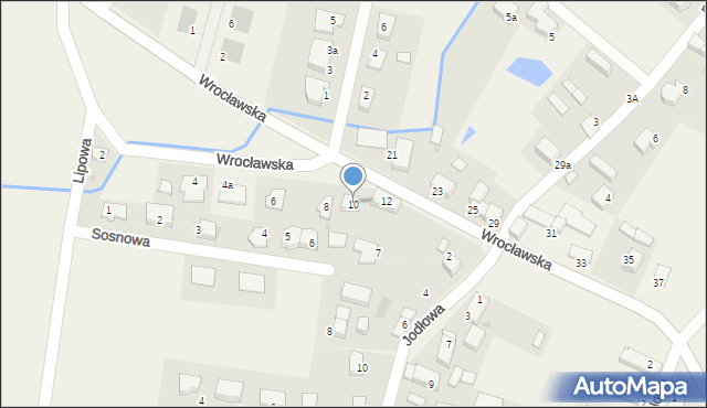 Śliwice, Wrocławska, 10, mapa Śliwice