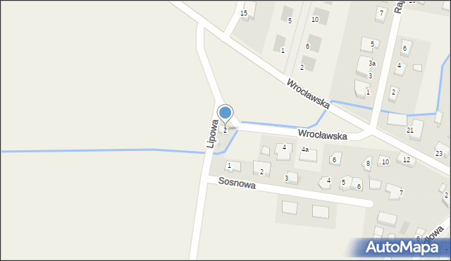 Śliwice, Wrocławska, 2, mapa Śliwice