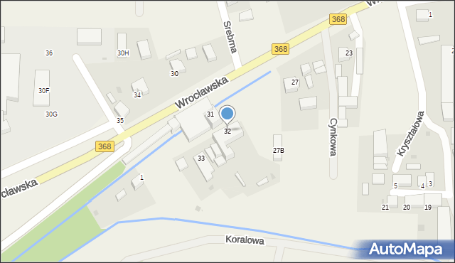 Smardzów, Wrocławska, 32, mapa Smardzów