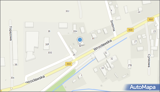 Smardzów, Wrocławska, 34, mapa Smardzów