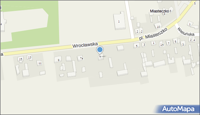 Sokolniki, Wrocławska, 7, mapa Sokolniki