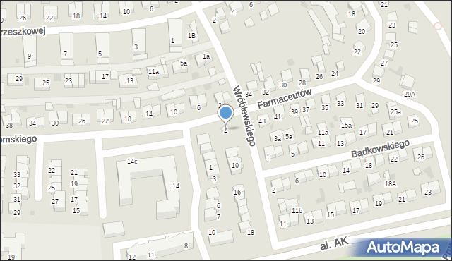 Starogard Gdański, Wróblewskiego Walerego, gen., 2, mapa Starogard Gdański