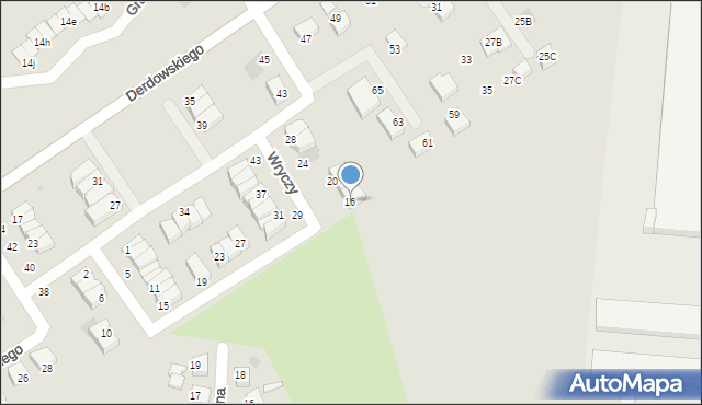 Starogard Gdański, Wryczy Józefa, ks. ppłk., 16, mapa Starogard Gdański