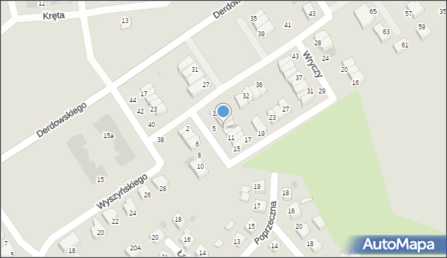 Starogard Gdański, Wryczy Józefa, ks. ppłk., 7, mapa Starogard Gdański