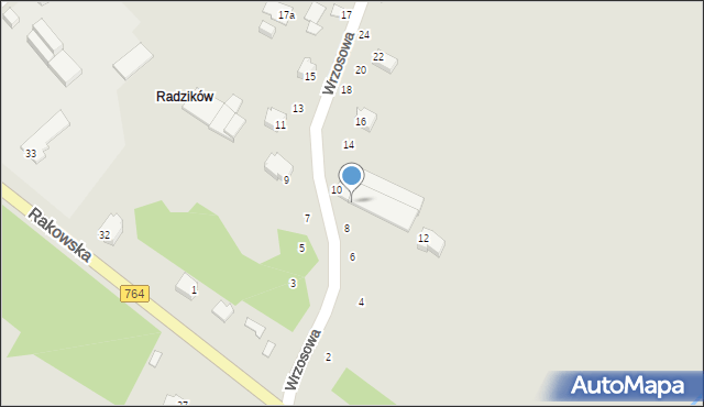 Staszów, Wrzosowa, 1o, mapa Staszów