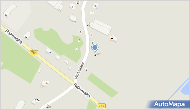 Staszów, Wrzosowa, 4, mapa Staszów