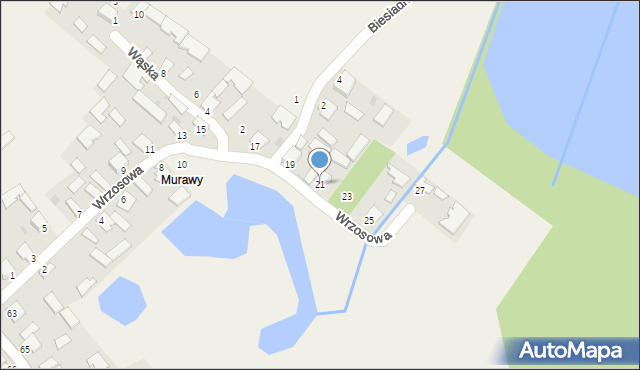 Suchorzów, Wrzosowa, 21, mapa Suchorzów