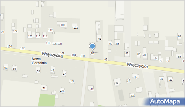 Szarlejka, Wręczycka, 96, mapa Szarlejka