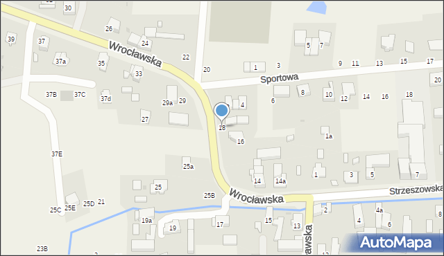 Szewce, Wrocławska, 18, mapa Szewce