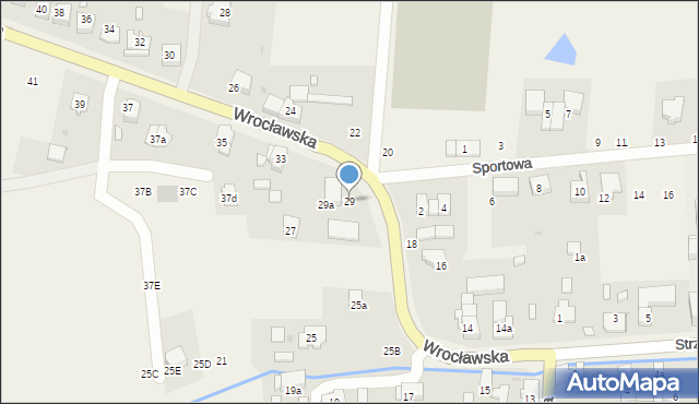 Szewce, Wrocławska, 29, mapa Szewce