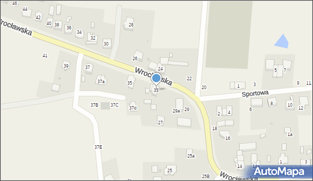 Szewce, Wrocławska, 33, mapa Szewce