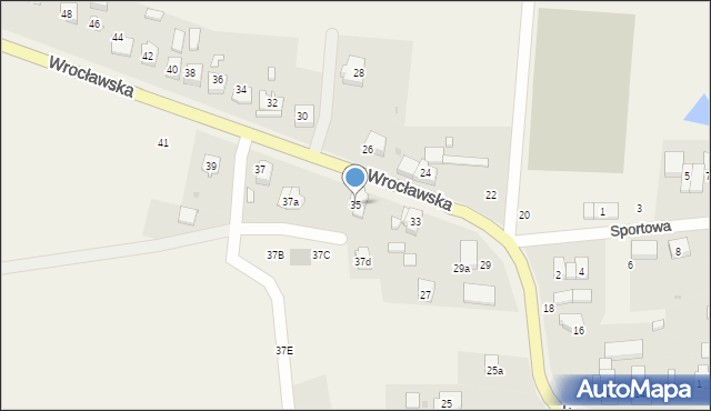 Szewce, Wrocławska, 35, mapa Szewce