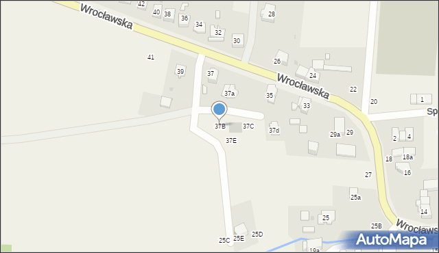 Szewce, Wrocławska, 37B, mapa Szewce