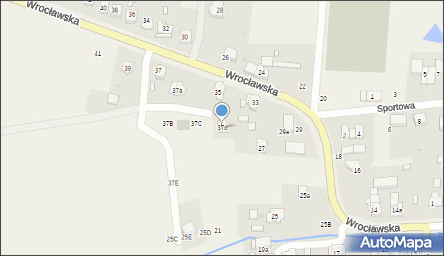 Szewce, Wrocławska, 37d, mapa Szewce