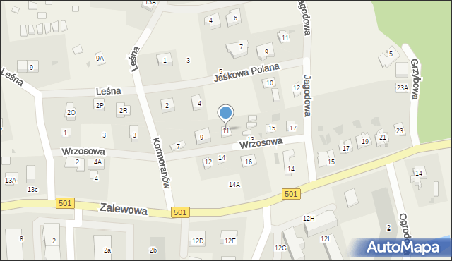 Sztutowo, Wrzosowa, 11, mapa Sztutowo