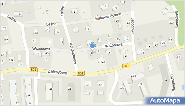 Sztutowo, Wrzosowa, 12, mapa Sztutowo