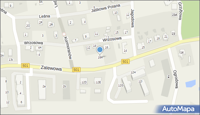 Sztutowo, Wrzosowa, 14A, mapa Sztutowo