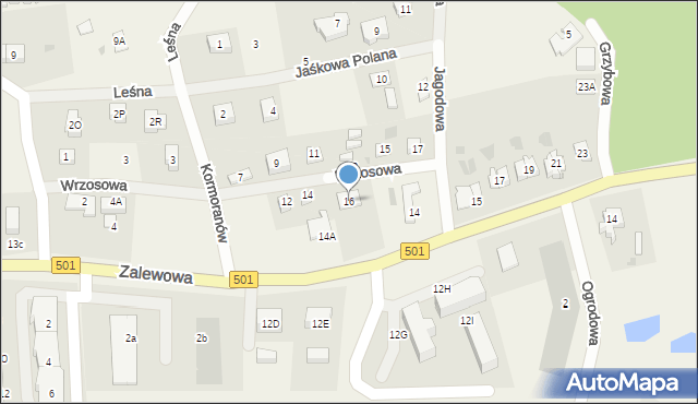 Sztutowo, Wrzosowa, 16, mapa Sztutowo