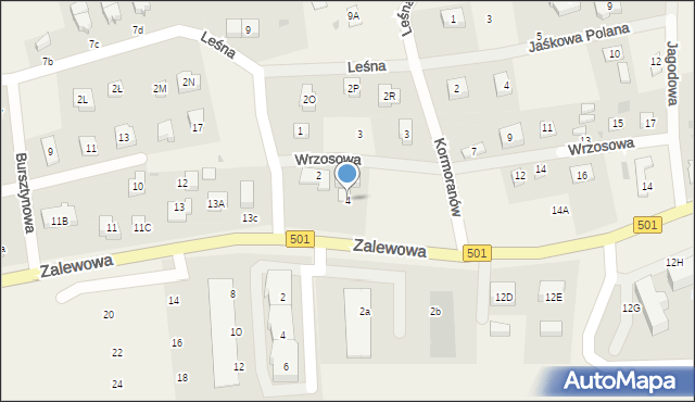 Sztutowo, Wrzosowa, 4, mapa Sztutowo