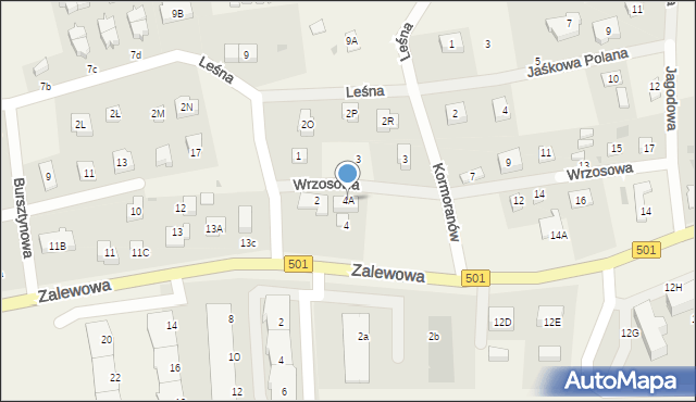 Sztutowo, Wrzosowa, 4A, mapa Sztutowo