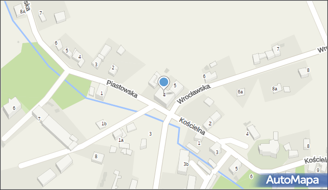 Uciechów, Wrocławska, 4, mapa Uciechów