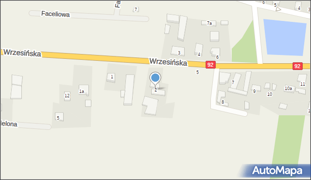 Węgierki, Wrzesińska, 2, mapa Węgierki