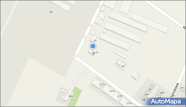 Wilczyce, Wrocławska, 1B, mapa Wilczyce