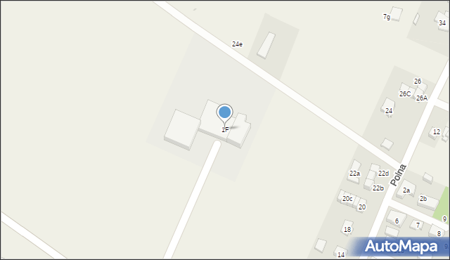 Wilczyce, Wrocławska, 1F, mapa Wilczyce