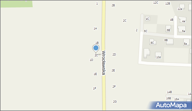 Wisznia Mała, Wrocławska, 1C, mapa Wisznia Mała