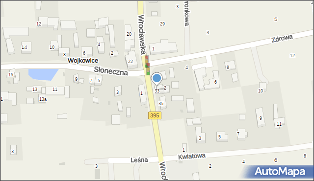 Wojkowice, Wrocławska, 33, mapa Wojkowice