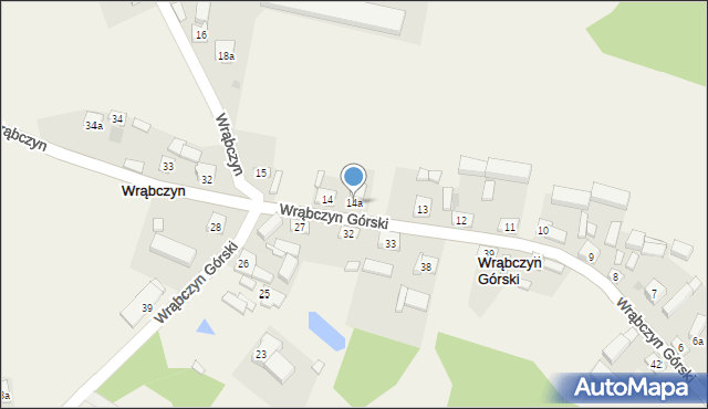 Wrąbczyn, Wrąbczyn, 14a, mapa Wrąbczyn