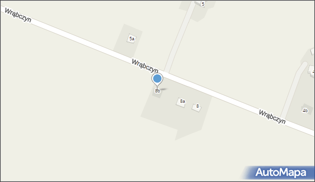 Wrąbczyn Górski, Wrąbczyn Górski, 8b, mapa Wrąbczyn Górski