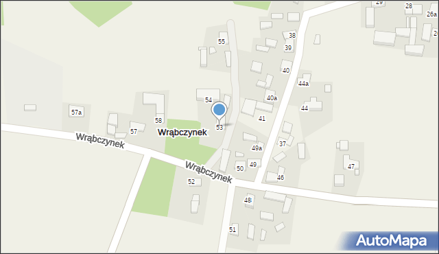 Wrąbczynek, Wrąbczynek, 53, mapa Wrąbczynek